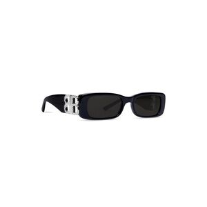 WOMEN'S DYNASTY RECTANGLE SUNGLASSES IN BLACK